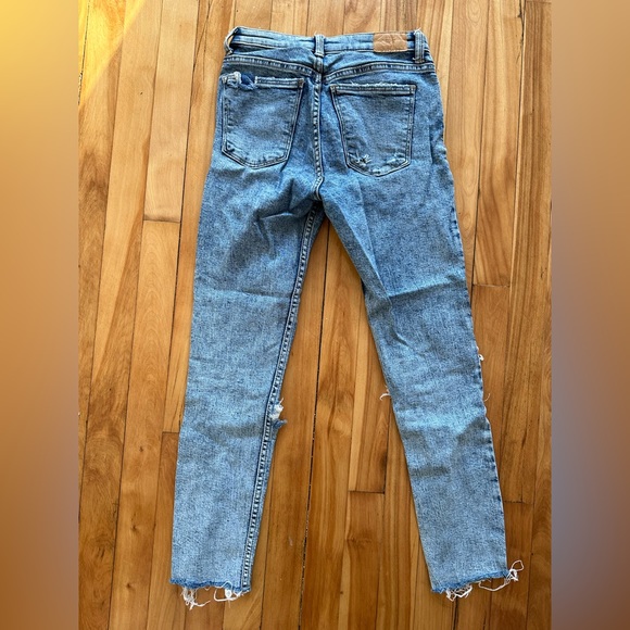 Ripped Denim Skinny Jeans Bershka - Picture 4 of 4